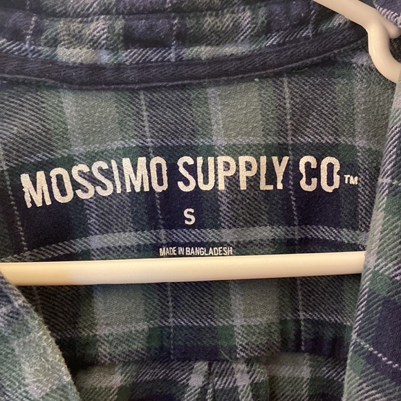 Mossimo Blue and Green Flannel - Picture 4 of 4
